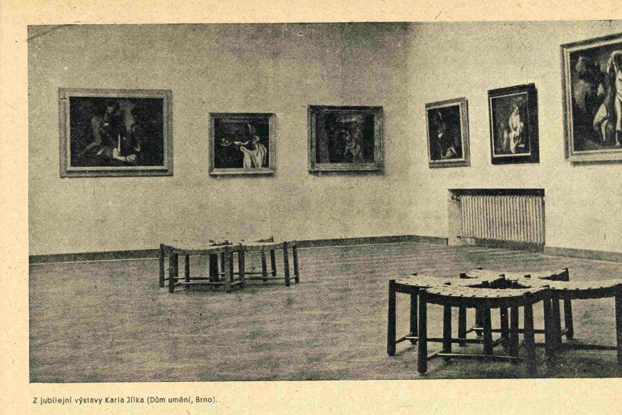 Reprodukce z časopisu: Blok, časopis pro umění, ročník II, č. 1, Brno 1947, Blok Informace o kulturní práci, s. 3.